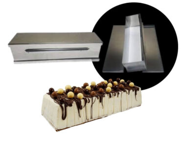 MOLDE TORTA RECTANGULAR ( 23 X 6,5 X 5 )