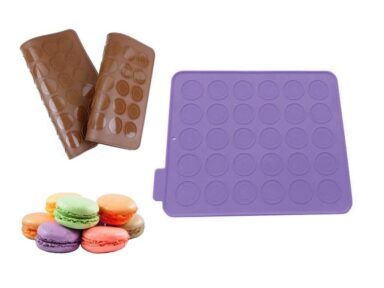 MOLDE P/MACARRONES SILICONA X 30U