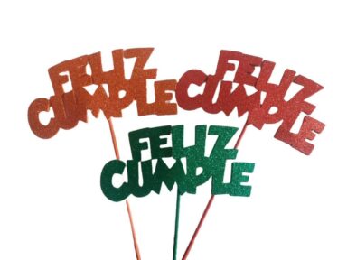 CARTEL FELIZ CUMPLE GOMA GRANDE
