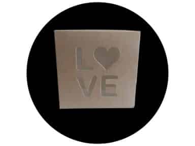 CAJA C/VISOR LOVE KRAFT 12X12X 5