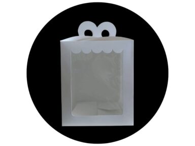 MALETIN REGALO GRANDE BLANCO 17X17X20CM