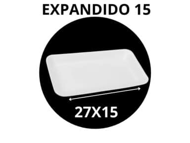 BANDEJA EXPANDIDO 15 (27X15 CM)