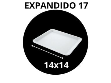 BANDEJA EXPANDIDO 17 (14X14 CM)