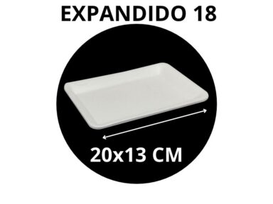 BANDEJA EXPANDIDO 18 (20X13 CM)