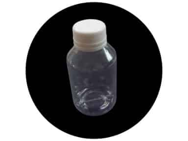 BOTELLA FARMACOLOGICA CRISTAL 125 CC CON TAPA