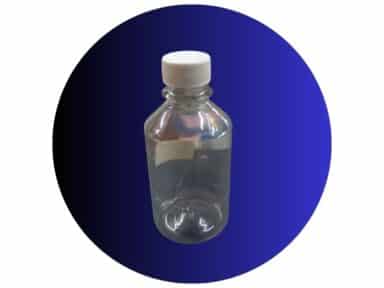 BOTELLA FARMACOLOGICA CRISTAL 250 CC CON TAPA