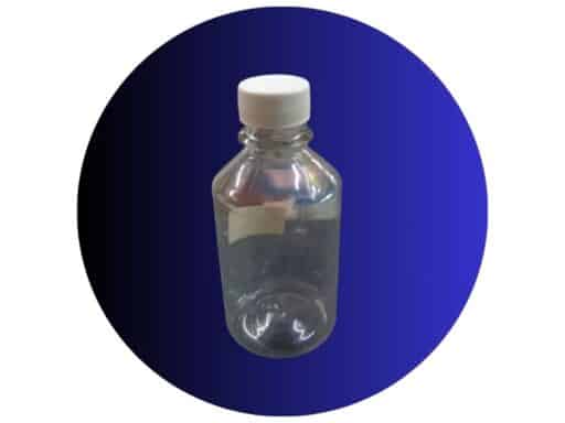BOTELLA FARMACOLOGICA CRISTAL 250 CC CON TAPA