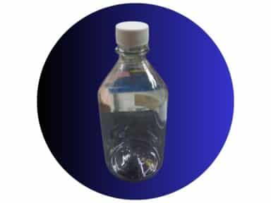 BOTELLA FARMACOLOGICA CRISTAL 500 CC CON TAPA