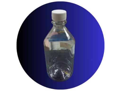 BOTELLA FARMACOLOGICA CRISTAL 500 CC CON TAPA